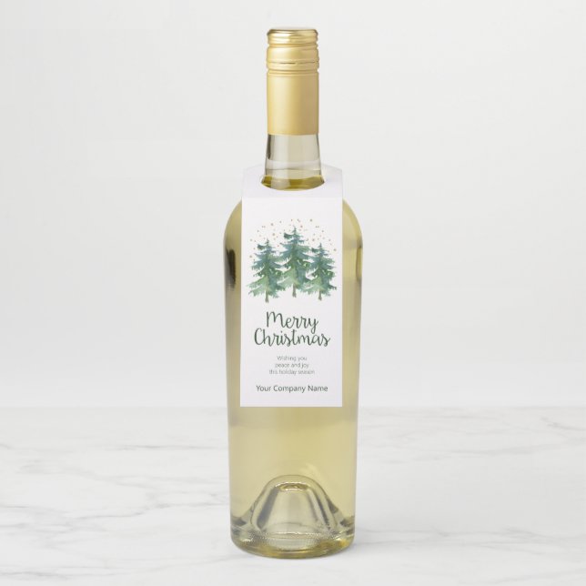 Winter Forest Company Flaschenanhänger (Auf Flasche)