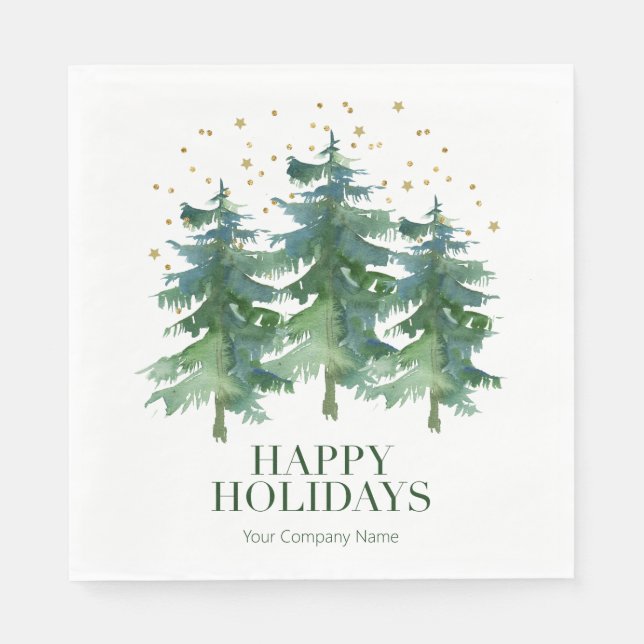 Winter Forest Company Serviette (Vorderseite)