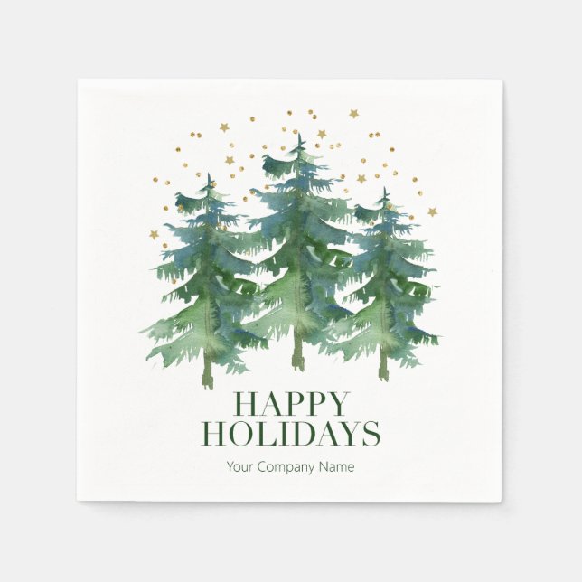 Winter Forest Company Serviette (Vorderseite)