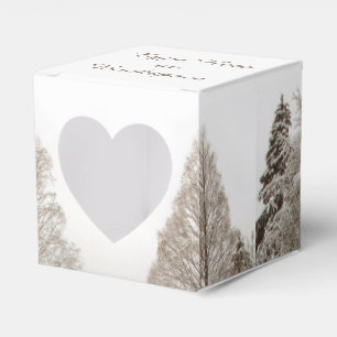 Winter Forest Geschenkboxen Personalisiert Holiday Geschenkschachtel