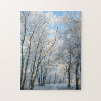 Winter Forest Path Walk, 252 Stücke Jigsaw Puzzle