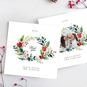 Winter-Foto Feiertagskarte