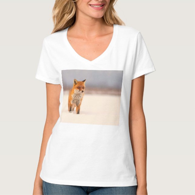 Winter Fox 11 T-Shirt (Vorderseite)