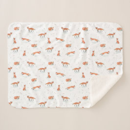 Winter Fox Baby Sherpadecke