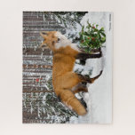 "Winter Fox" Puzzle<br><div class="desc">— Kunstwerk von Dorian</div>