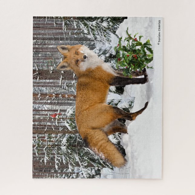 "Winter Fox" Puzzle (Vertikal)