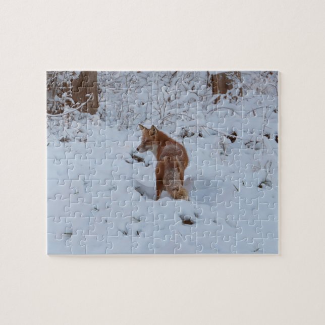 Winter Fox Puzzle (Horizontal)