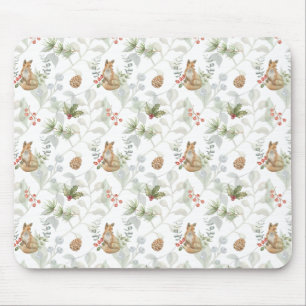 Winter Fox Wald Niedlich Mousepad