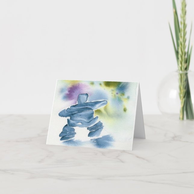 "WINTER-FREUND" Anmerkungs-Karte Karte (Vorderseite)