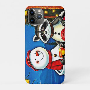 Winter Freunde: Schneemann & Waschbär Joy Design  Case-Mate iPhone Hülle