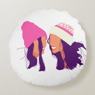 Winter Friends • Christmas Rundes Kissen