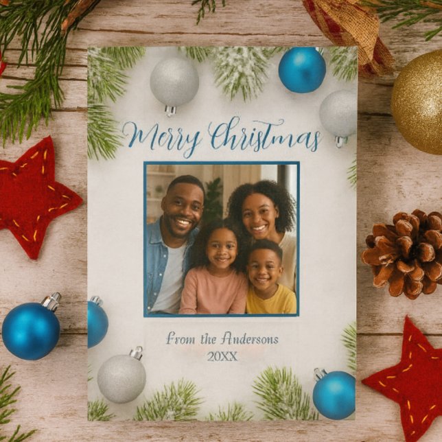 Winter Frost Elegance Feiertagskarte (Von Creator hochgeladen)