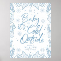 Winter Frost Snowflake Baby Dusche Willkommenspend
