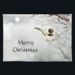 Winter Frosty Tree Chickadee Bird Christmas Place Stofftischset<br><div class="desc">Wenn Sie die traditionellen Dinge der Weihnachten mögen wie winterlich,  frostig,  Bäume und niedlich,  wenig,  freundlich,  Vögel; Chickadees in diesem Fall. Dann ist das die Kunst für Sie</div>