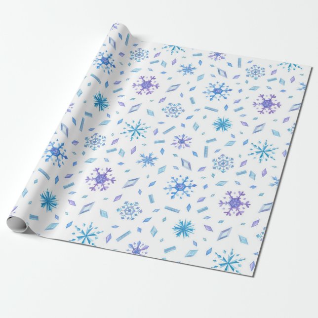 Winter Frozen Tale Wrapping Paper Geschenkpapier (Ungerollt)