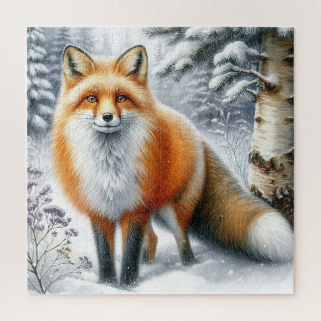 Winter-Fuchs-Puzzle Puzzle (Vertikal)