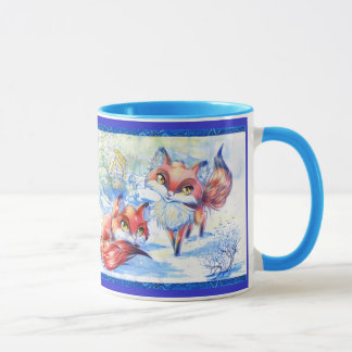 Winter-Füchse, Winter-Füchse Tasse