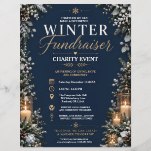 Winter-Fundraising-Poster Flyer