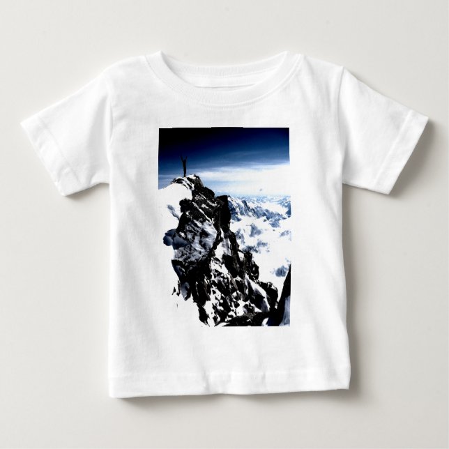 Winter für Bergsteiger Baby T-shirt (Vorderseite)