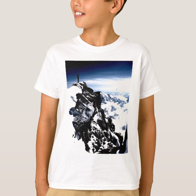 Winter für Bergsteiger T-Shirt (Vorderseite)