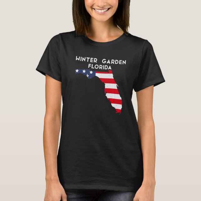 Winter Garden Florida USA Staat America Travel Flo T-Shirt (Vorderseite)