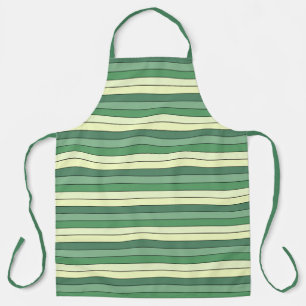 Winter Gelbe Streifen auf Wasserfarbpapier Schürze