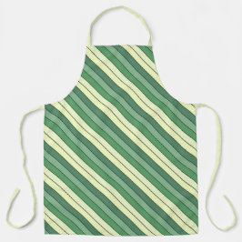 Winter Gelbe Streifen auf Wasserfarbpapier Schürze