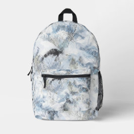 Winter-Ghillie-Anzug-Muster Bedruckter Rucksack