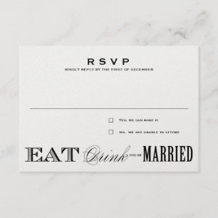 WINTER GLANZ EDITION RSVP 3,5 x 5 Karte
