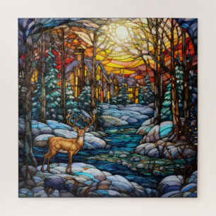 Winter-Glass-Puzzle Puzzle