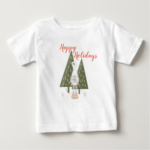Winter Gnome Happy Holidays Matching Baby T-shirt