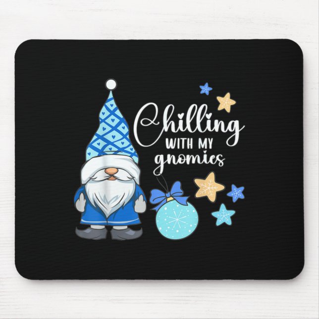 Winter Gnome, Nordic, Christmas Gnome  Mousepad (Vorne)