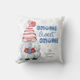 Winter GNOME SWEET GNOME Personalisiert Kissen