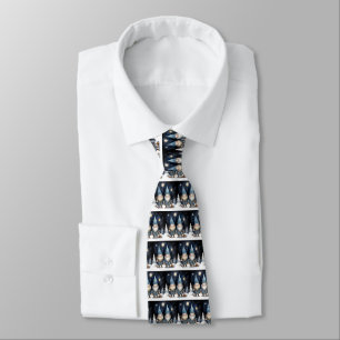 Winter Gnomes Necktie Krawatte