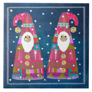 Winter Gnomes Trivet Fliese