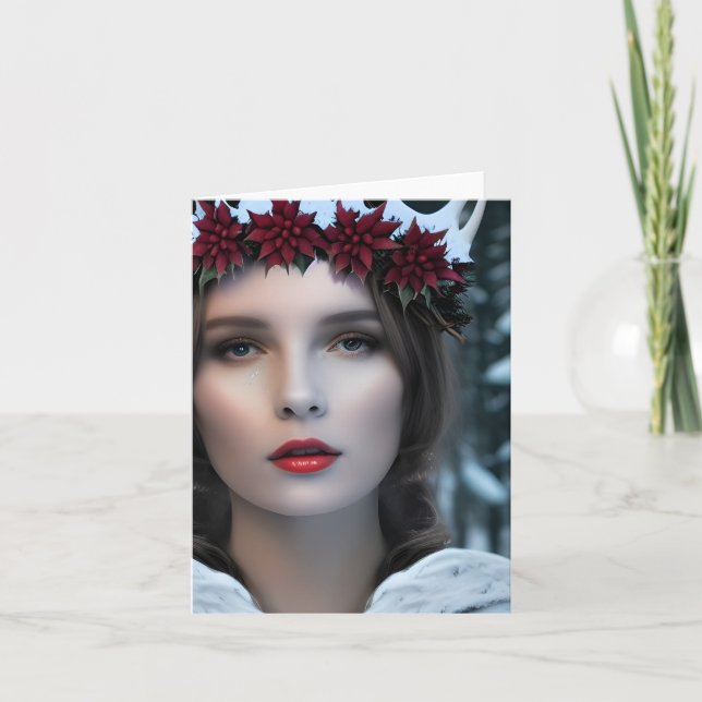 Winter Goddess Jedes Anlasses Card Karte (Vorderseite)