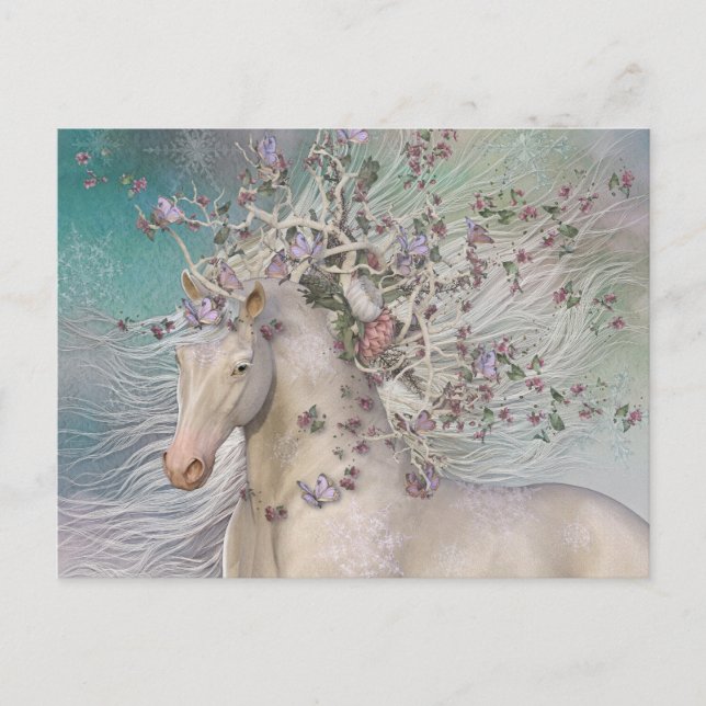 Winter Gold Postkarte (Vorderseite)