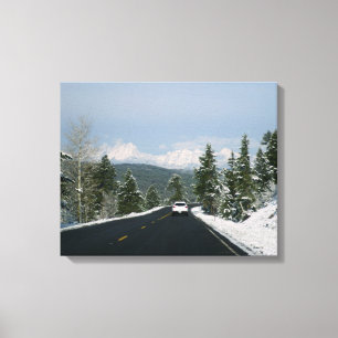 Winter Grand Teton Nationalpark Leinwanddruck