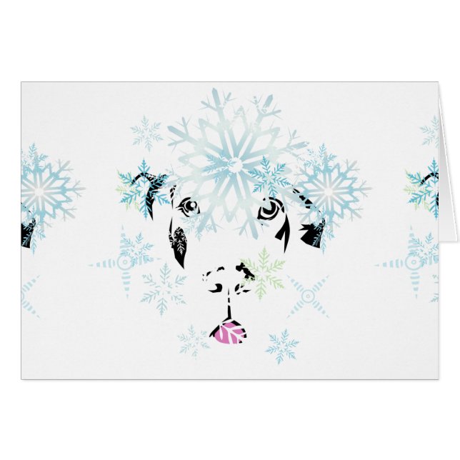 Winter Great Dane (Vorderseite (Horizontal))
