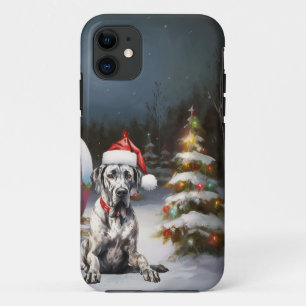 Winter Great Dane Caravan Weihnachtsabenteuer Case-Mate iPhone Hülle