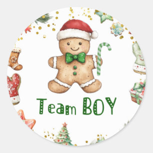 Winter Green Cookie Team Boy Sticker