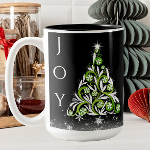 Winter Green Mint Candy Extravaganten Weihnachtsba Zweifarbige Tasse