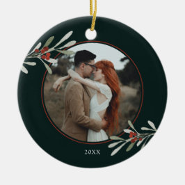 Winter Greenery Foto Urlaub Keramik Ornament
