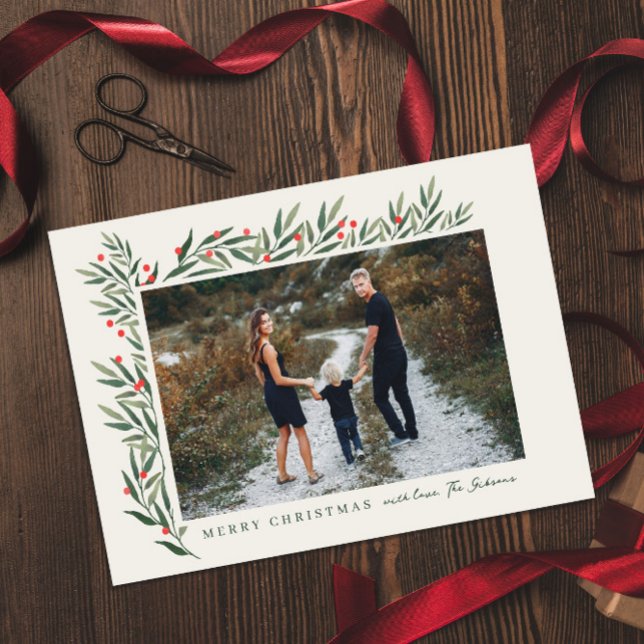 Winter Greenery Ivory Foto Weihnachten (Von Creator hochgeladen)