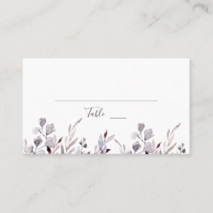 Winter Greenery Wedding Platzkarte