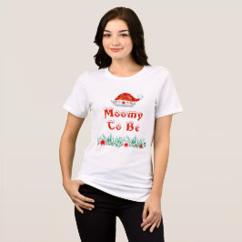 Winter Grüne Weihnachtsdusche Mommy zu sein Tri-Blend Shirt