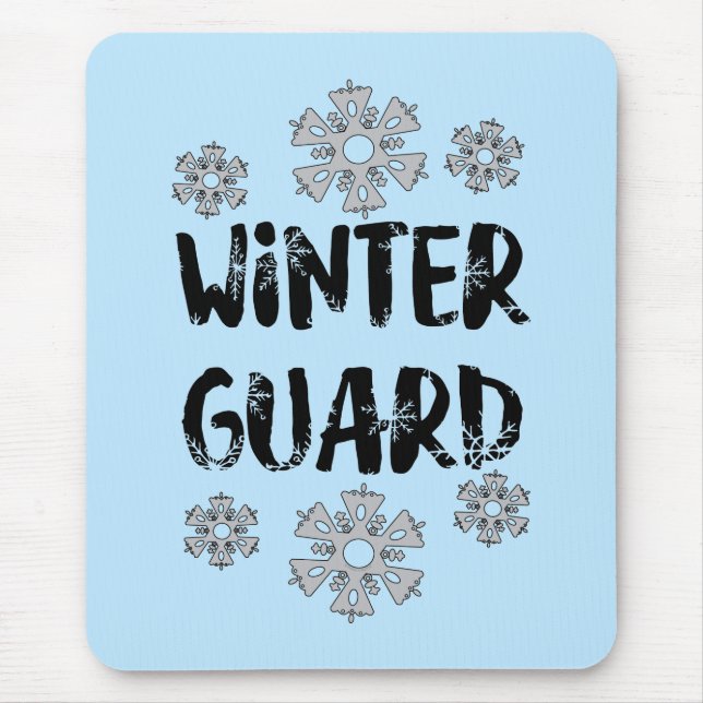 Winter Guard Snowflake Mouse Pad Mousepad (Vorne)