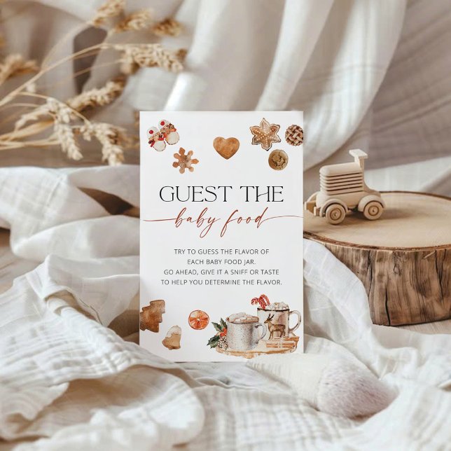 Winter Guess the Baby Food Baby Shower Game (Von Creator hochgeladen)