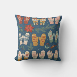 Winter-Handschuh-Muster-Kissen Kissen