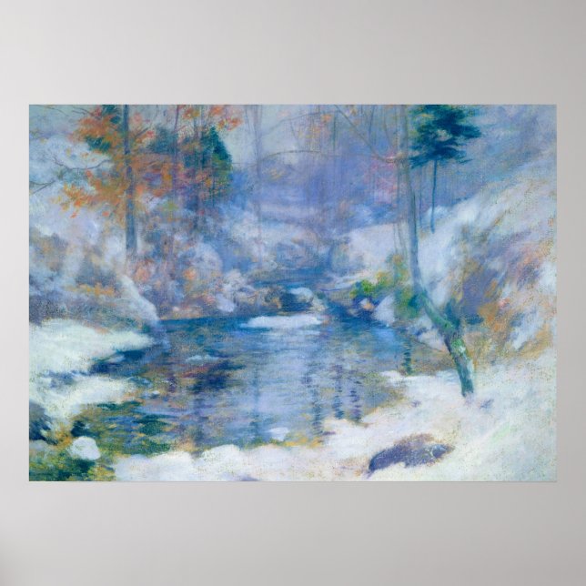 Winter Harmony, 1890-1900 von John Henry Twachtman Poster (Vorne)